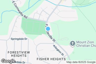 Map image of the property - 3319A Fayetteville St