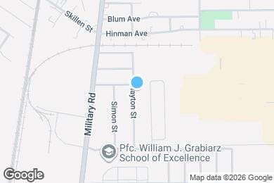 Map image of the property - 93 Clayton St