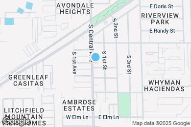 Map image of the property - 741 S Central Ave