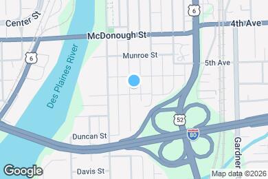 Map image of the property - 508 S Des Plaines St