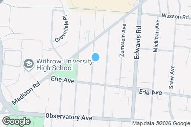 Map image of the property - 3538 Burch Ave