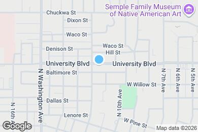 Map image of the property - 1115 University Blvd