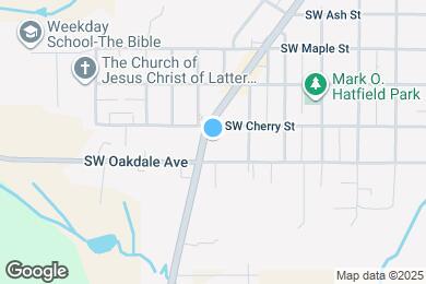 Map image of the property - 1540 SW Fairview Ave
