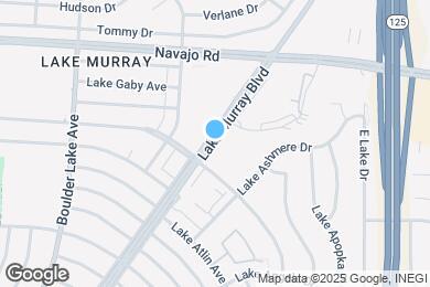 Map image of the property - 8649 Lake Murray Blvd