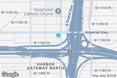 Map image of the property - 11425 S Figueroa St