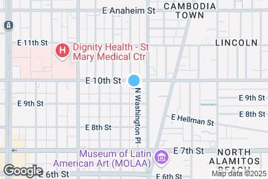 Map image of the property - 935 N Washington Pl