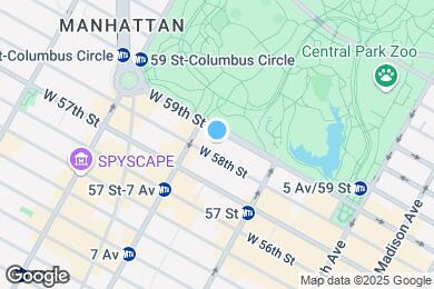 Map image of the property - 160 Central Park S
