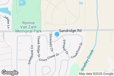 Map image of the property - 2325 Creekfront Dr