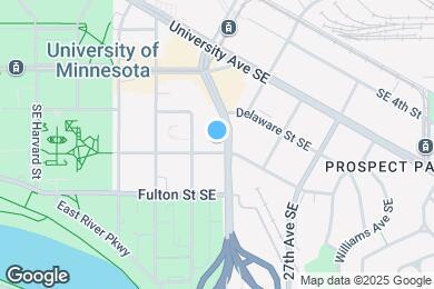 Map image of the property - Stadium Village Apartments