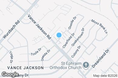 Map image of the property - 6106 Vance Jackson Rd