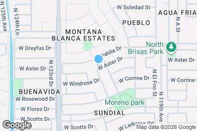 Map image of the property - 12114 W Aster Dr