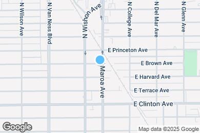 Map image of the property - 2639 N Maroa Ave
