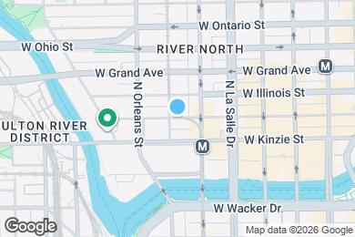 Map image of the property - 251 W Hubbard St