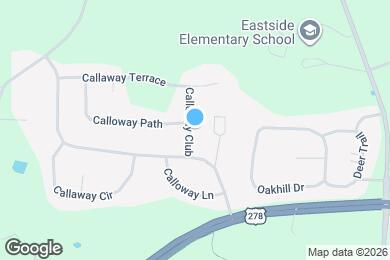 Map image of the property - 208 Calloway Club