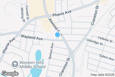 Map image of the property - 95 Wayland Ave