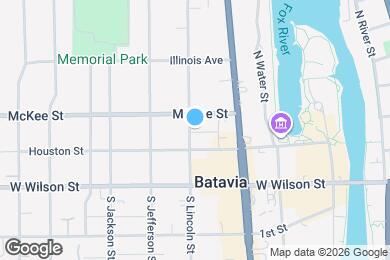 Map image of the property - 122 N Lincoln St