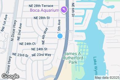 Map image of the property - 2494 NE 5th Ave