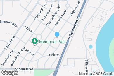 Map image of the property - 1609 Virginia Ave