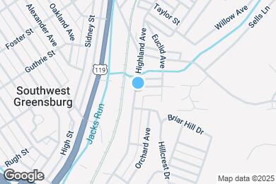 Map image of the property - 849 Highland Ave
