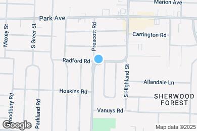 Map image of the property - 3427 Radford Rd