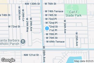 Map image of the property - 2776 W 71st Pl