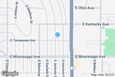 Map image of the property - 990 S Jackson St