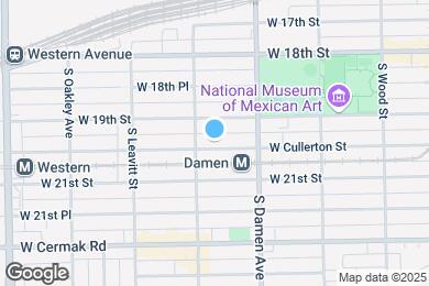 Map image of the property - 2042 W Cullerton St