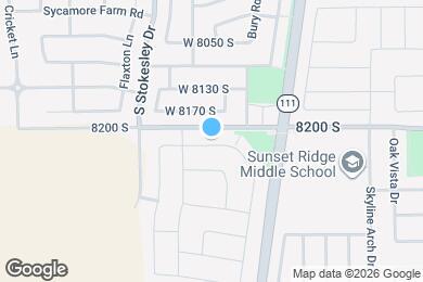 Map image of the property - 7092 W Jayson Bend Dr