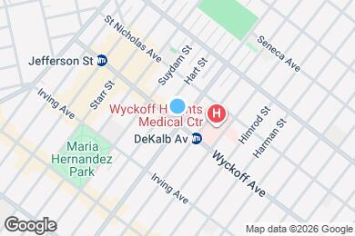 Map image of the property - 117 Wyckoff Ave