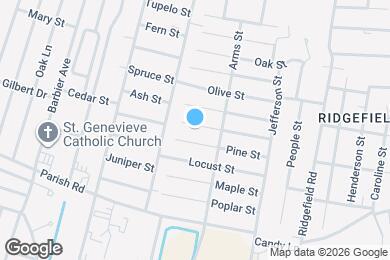 Map image of the property - 610 Sycamore St