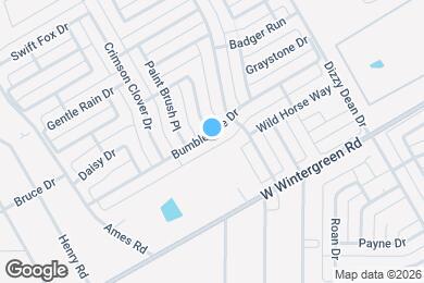 Map image of the property - 1124 Bumble Bee Dr