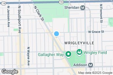 Map image of the property - 3755 N Racine Ave