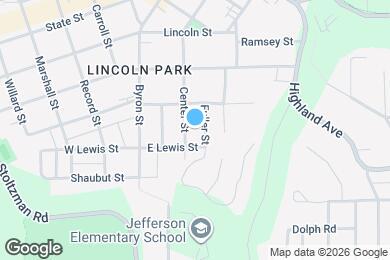 Map image of the property - 323 Center St