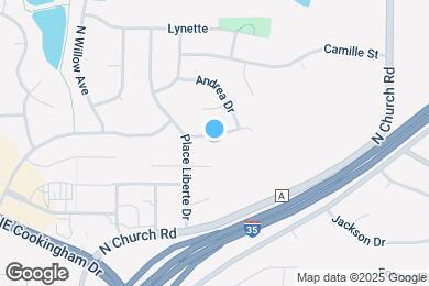 Map image of the property - 1411 La Chateau Dr
