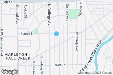 Map image of the property - 3548 Carrollton Ave