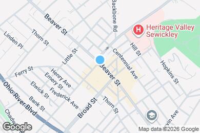 Map image of the property - 408 Beaver St