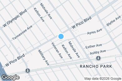 Map image of the property - 10923 1/2 Ayres Ave