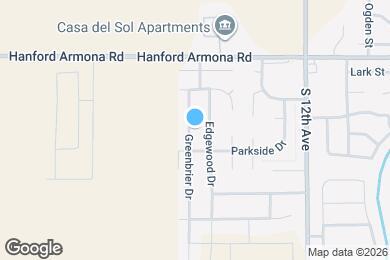 Map image of the property - 1161 Greenbrier Dr