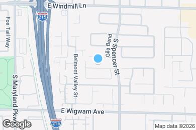 Map image of the property - 1700 Deep Spring Ave