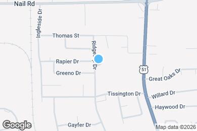 Map image of the property - 5700 Ridgetop Dr