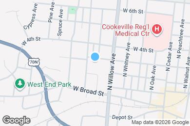 Map image of the property - 348 W 3rd St