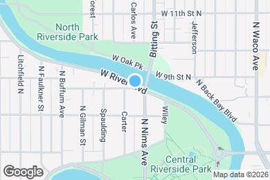 Map image of the property - 911 W River Blvd