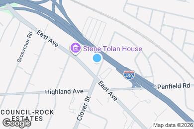 Map image of the property - 2456 East Ave