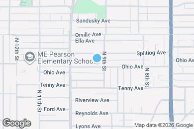 Map image of the property - 912 Ohio Ave