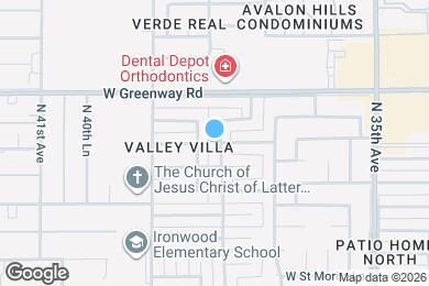 Map image of the property - 15202 N 38th Ave