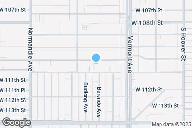 Map image of the property - 1108 W 110th St
