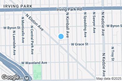 Map image of the property - 3813 N Bernard St
