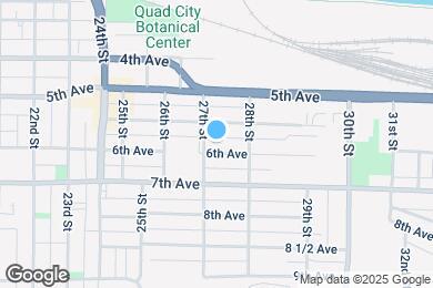 Map image of the property - 2709 6th Ave