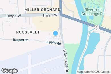 Map image of the property - 1165 Riverside S Dr