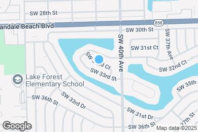 Map image of the property - 4200 SW 32nd Ct